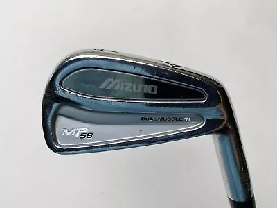 Mizuno MP 58 Single 4 Iron Project X Precision Rifle 5.0 Senior Steel Mens RH • $31.15