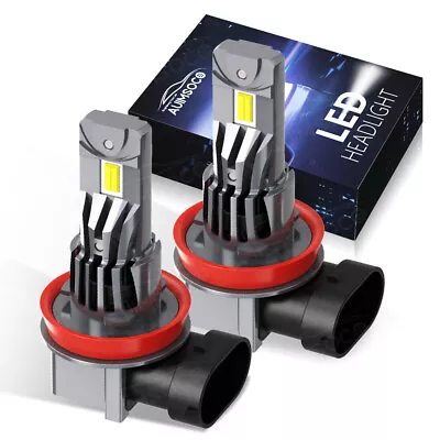 LED Fog Light Bulbs H8 H16 H11 Fog Light Bulb White 6500K High Power DRL Lamps • $44.99