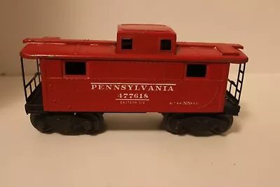 Lionel Post War 0 Gauge PRR 477618 Red Caboose W/Flying Shoe • $17.99