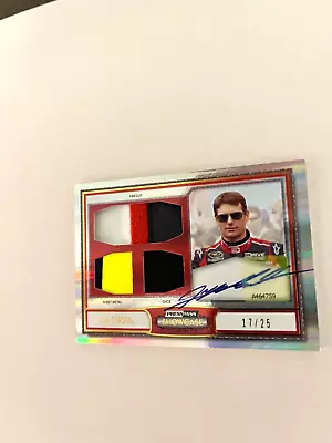 2011 Jeff Gordon Press Pass Showcase Masterpiece Ink Firesuit Signed Auto 17/25 • $139.99