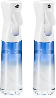 2 Pack 300ml Hairspray Bottles Continuous Fine Mist Water Spray Bottle UK • £10.99