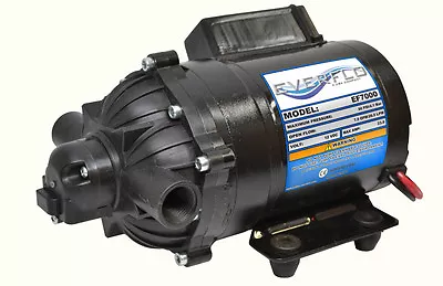 £190.76 • Buy EVERFLO 12 Volt 7.0 GPM Diaphragm Water Transfer Pump For Motorhomes / Trailers