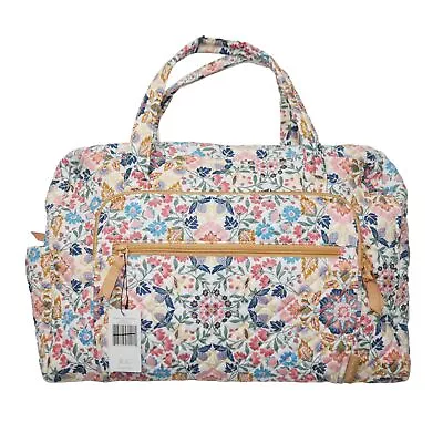 Vera Bradley Duffel Bag Floral Enchanted Mandala Travel Multicolor Weekender NWT • $115.20