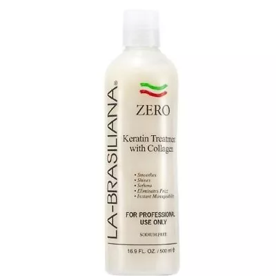 La Brasiliana Zero Clear Keratin Collagen Hair Straightening Treatment 473ml • £265.99