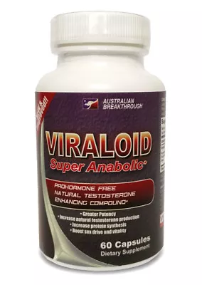 Vyotech Viraloid Build Muscle Strength Natural Testosterone Booster Burn Fat 1bt • $48