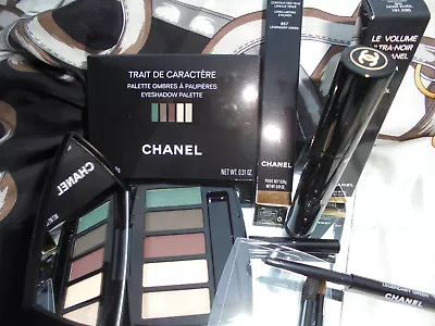 Chanel Makeup Set Green Eyeshadow Palette Eyeliner Mascara Limited New • £151.28