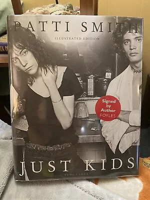 Signed Patti Smith Just Kids Hardcover Memoir Robert Mapplethorpe UK 1st/1st VF+ • $300