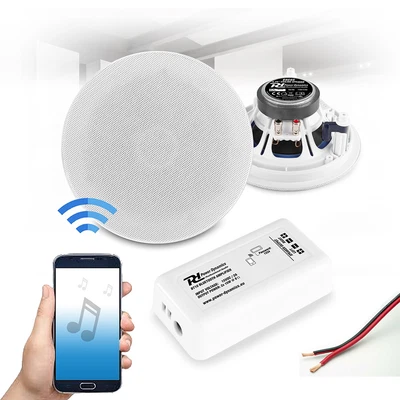 £94 • Buy 5.25  Bluetooth Ceiling Speaker And Amplifier System Home HiFi Stereo Music Set