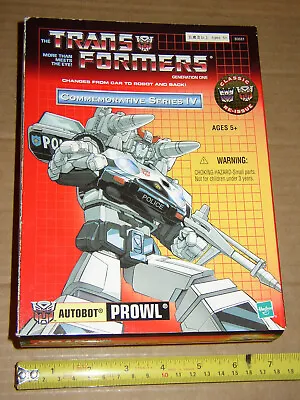 £85 • Buy PROWL G1 Commemorative Boxed 100% Transformers 2005