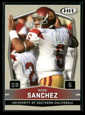 Mark Sanchez 2009 SAGE HIT #6 Silver • $1.95