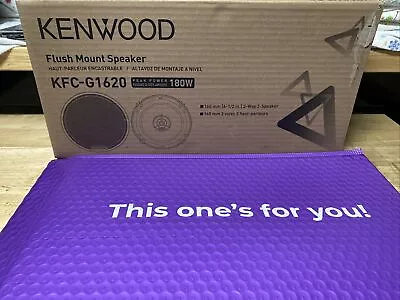 Kenwood KFC-G1620 Flush Mount Speakers 6.5  180 Watt New Old Stock • $20.96