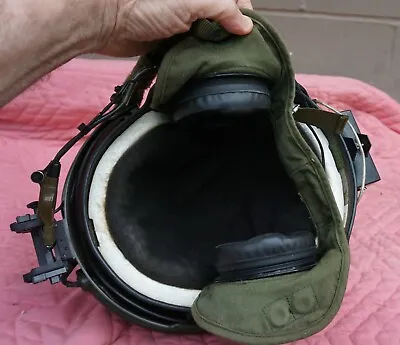 Army Gentex Helmet SPH-4 W 4A Visor NVG Mount Battery Pack Idented (G2 Rear) • $800