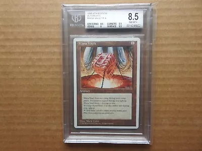 Mana Vault BGS 8.5 NM-MT+ [Alternate 4th Edition] Mtg Magic Free Priority Mail! • $249.99