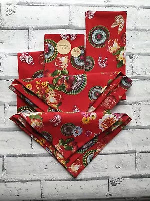 £13.50 • Buy Napkins Pack Of 6 Made With Linen Fabric,100% Cotton.Made In UK. 16  X 18 