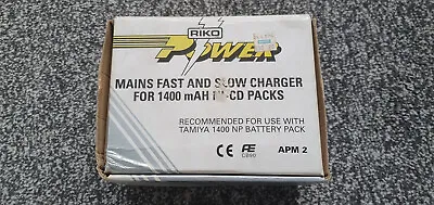 RIKO Power Mains Fast & Slow Charger For 1400 MAH NI-CD Packs - Tamiya Charger • £14.50
