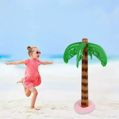 Hawaiian Tropical Palm Tree Beach Party Decor Coconut Trees Inflatable Toys • $18.27