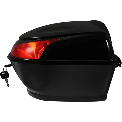 Universal Motorcycle Top Box Rear Storage Luggage Scooter Tail Box Case US • $38.64