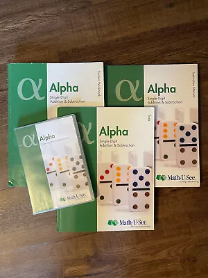 Math-U-See ALPHA Brand New Set • $85