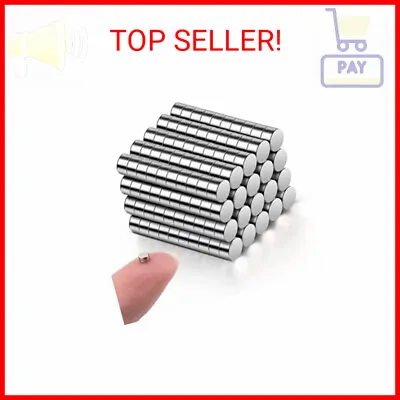 200Pcs Small Magnets 3x2 Mm Mini Tiny Round Magnets Micro Magnets For Crafts • $9.90