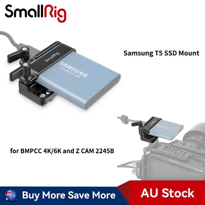 $33.90 • Buy SmallRig Mount Bracket SSD Holder For Samsung T5 SSD With 1/4”-20 Threads–2245B