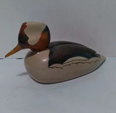 Vintage Handmade Duck Decoy Bufflehead Drake Signed And Dated • $85
