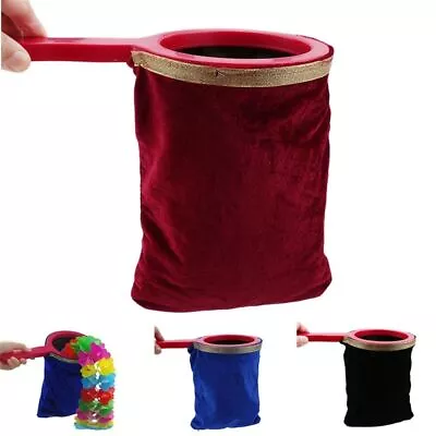 Change Bag Zipper Red Changing Silks Sponge Balls Magic Trick Changing Accessory • £6.65