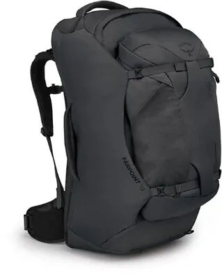 $200 • Buy Osprey Packs Farpoint 70 Travel Backpack For Men, Grey, New 