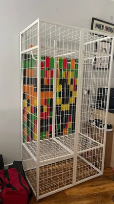 £90 • Buy Ikea PS Metal Cage Wardrobe