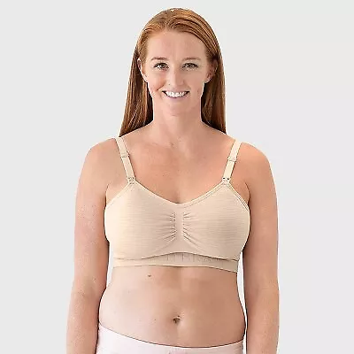 Kindred Bravely Women's Sublime Hands-Free Pumping & Nursing Bra - Beige L • $22.99