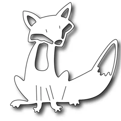 $12.31 • Buy Fox Metal Cutting Dies Scrapbooking Embossing Paper Card Craft Making Decor