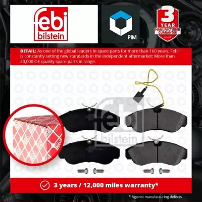 Brake Pads Set Front 16392 Febi 425225 425227 425456 71753040 77362233 23603 New • £29.52