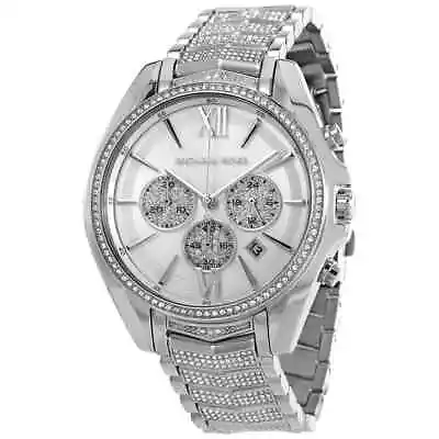 Michael Kors Whitney Chronograph Quartz Crystal Silver Dial Ladies Watch MK6728 • $127.60