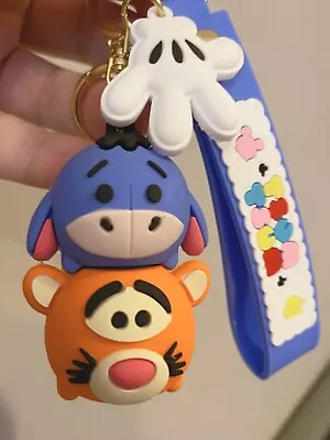 £4.50 • Buy Eeyore And Tigger Disney Tsum Tsum Keyring Keychain Pendant Bag Charm