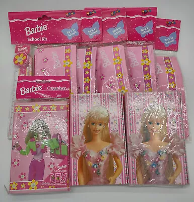 MATTEL Funtastic ~BARBIE SCHOOL KIT/ORGANISER~ Vintage 1992/98 Notebook/pencil • $45