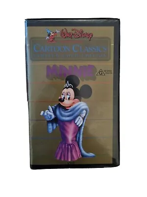 WALT DISNEY - GOLD EDITION - MINNIE - Rare VHS Australia Issue • $19.90