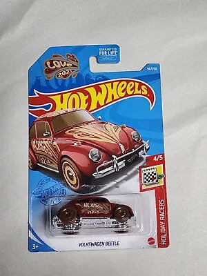 Hot Wheels Volkswagen Beetle Holiday Racers Series 4/5 Valentines Day 2021 • $2.54