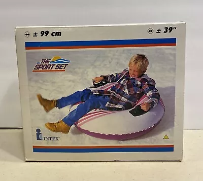 NEW Vintage Intex Sport Set 39 Inch Snow Tube Sled Sealed In Box 2001 68202 • $22.49