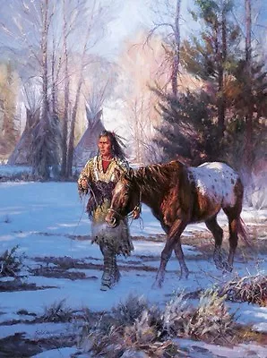 Martin Grelle Coldmaker Morning Signed LE Canvas COA In New Mint Condition   • $495