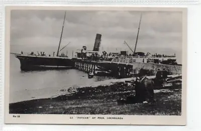 £15.95 • Buy STEAMER S.S  DAVAAR  AT PIER, LOCHRANZA: Isle Of Arran Postcard (C71764)