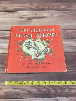 Vintage Mike Mulligan And His Steam Shovel Weekly Reader Childrens Book 1939 HC • $15