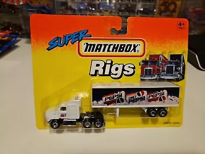 Matchbox Super Rigs Mack CH600 Pepsi Semi Trailer 1993 • $20.99