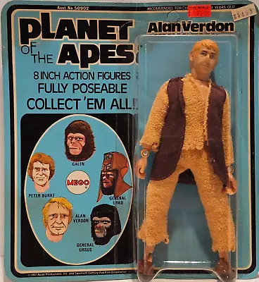 Mego Alan Verdon 1970's Vintage Planet Of The Apes Sealed MOC Mint On Card • $189.99