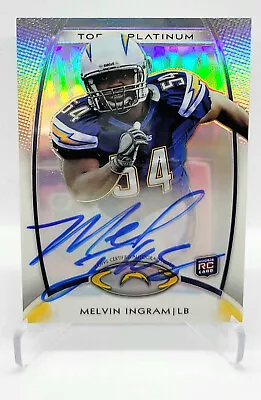 Melvin Ingram III 2012 Topps Platinum Refractor RC AUTO Rookie #133 Chargers • $9.99