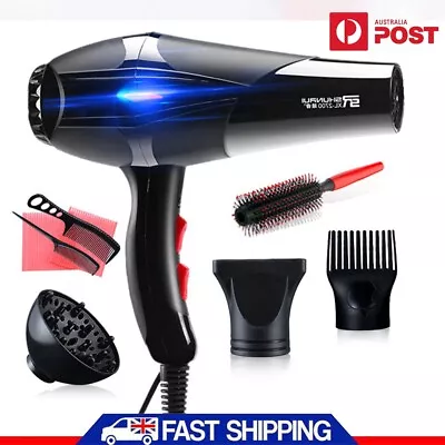 Professional Salon Hair Blow Dryer Ionic Light Weight With Concentrator • $26.99