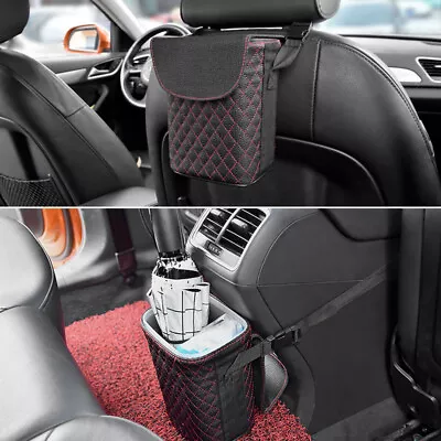 $22.55 • Buy Auto Trash Can Garbage Holder Rubbish Dust Dustbin Holder Container Storage Box