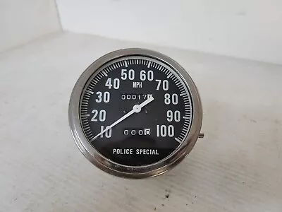 V-Twin Harley 39-0303 Police Special Speedometer With 1:1 Ratio For FL FX • $89.95