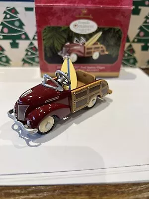 £14.49 • Buy 1939 Garton Ford Station Wagon Kiddie C Christmas Hallmark Keepsake Ornament NIB
