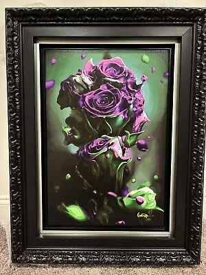 Michael Godard PURPLE POISON Giclee Hand Embellished Signed On Canvas  #145/200 • $899