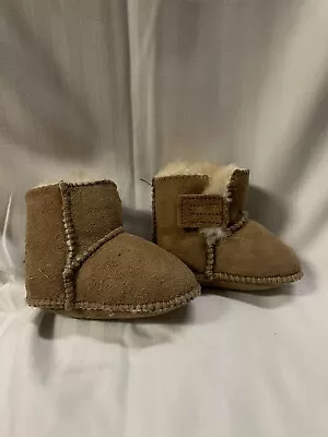 Minne Tonka Genuine Scherling Fur-Lined Baby Boots Size 1 • $38