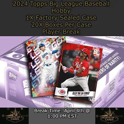 Vladimir Guerrero Jr. 2024 Topps Big League Baseball Hobby 1X Case  BREAK #4 • $1.99